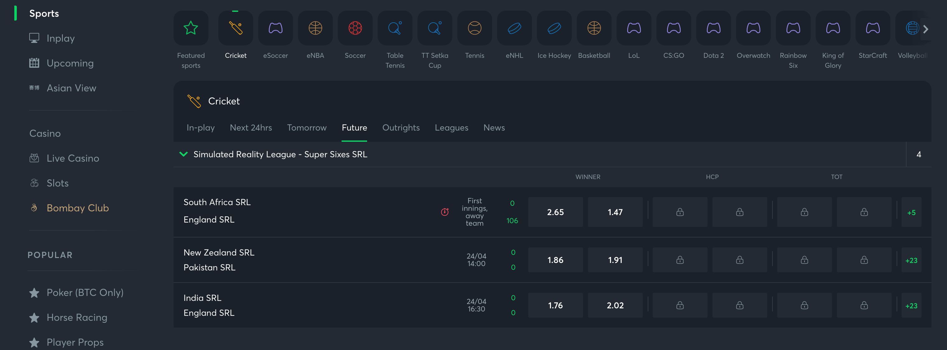 sportsbet.io betting