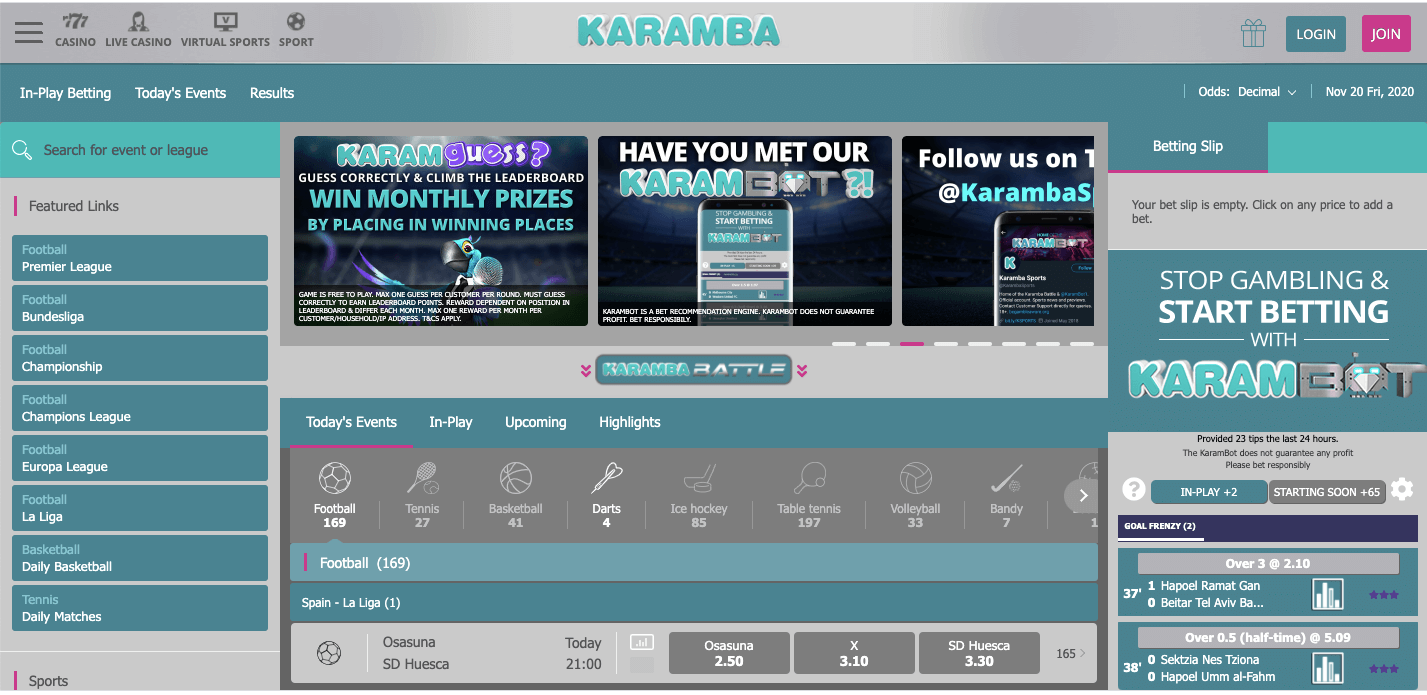 Karamba Homepage