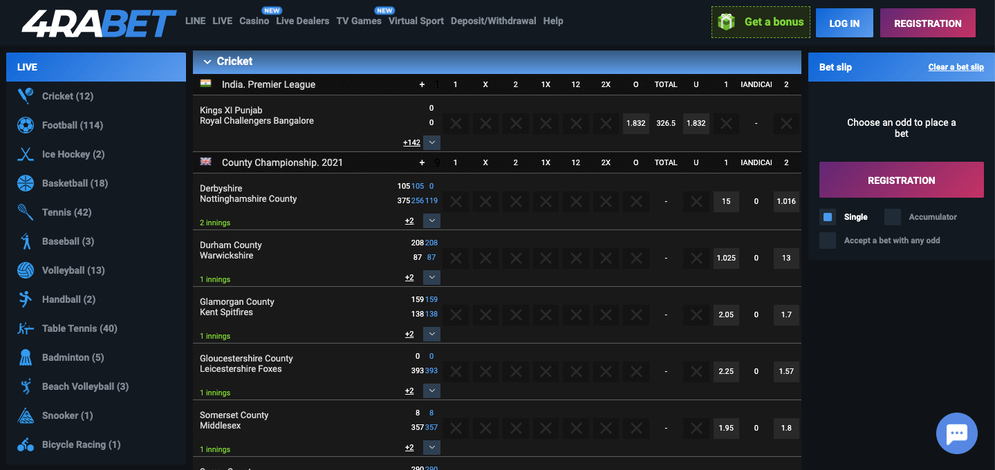 4rabet betting