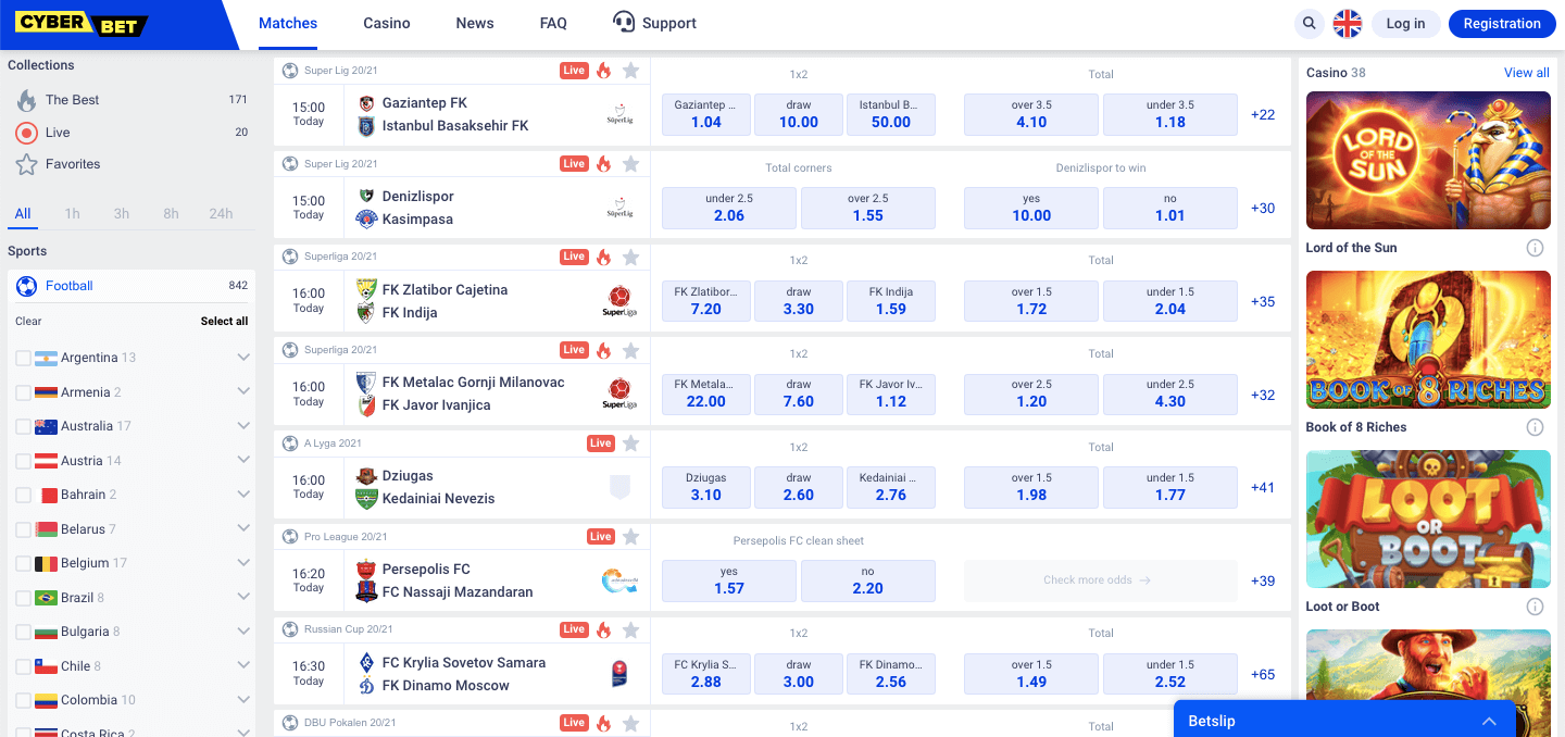 Cyber bet Betting